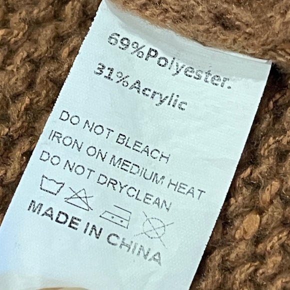 Brown Knit Sweater Size Large - Picture 7 of 11